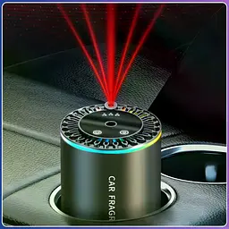 Автомобільний ароматизатор XT015 чорний з RGB-підсвіткою • Аромадифузор «зоряне небо» для авто, дому, офісу та салону машини - мініатюра 2