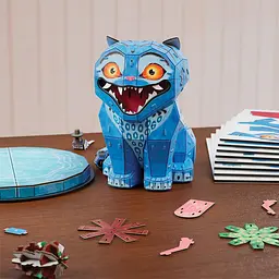 Пазл для створення 3D-моделі Spin Master Кейпоп-мисливиці на демонів: тигр Дерпі та сорока Сюзі 168 деталей (SM47184/6077589) - мініатюра 5