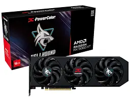 Відеокарта PowerColor AMD Radeon RX 9060 XT 16GB Hellhound (RX9060XT 16G-L/OC) (GDDR6, 128 bit, PCI-E v5.0 x16) - мініатюра 5