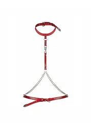 Портупея Obsessive Inferro harness top, S/M/L - мініатюра 4