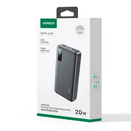 Зовнішній акумулятор Ugreen PB312 20000mAh PD 20W - мініатюра 2