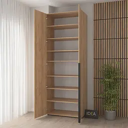 Шафа для одягу з полицями Idea Д-127 Дуб Крафт - мініатюра 2
