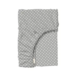 Простирадло на резинці для коляски та люльки 40x80 GREY DOTS CS1 COSAS (4822052455906)