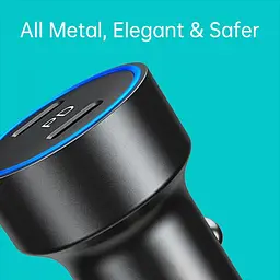 Автомобільний зарядний пристрій Choetech С0054BK 2xUSB-C, 40 Вт, PD - мініатюра 3