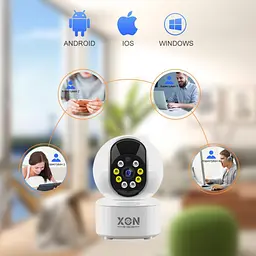 IP-камера поворотна XON SmartCam Wi-Fi 1080P (VTWEW21YW 4873) Біла - мініатюра 6