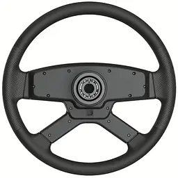 Кермо Moza Racing TSW Truck 40 cм 14 кн. RGB чорне - мініатюра 4