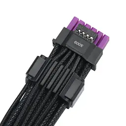 Кабель для відеокарти Asus ROG Equalizer 12V-2x6 ATX 3.1 PCIe 5.1 Black (90YE00BN-B0QA00) - мініатюра 2