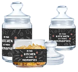 Набір банок Club Kitchen Memories, 3х0.5, 0.75, 1 л Luminarc kuh0017028