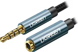 Кабель Ugreen AV118 3.5 mm Male to 3.5 mm Female 1 м Blue (40673)
