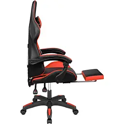 Крісло геймерське Kruger&Matz GX-150 з підставкою для ніг Red/Black - мініатюра 5