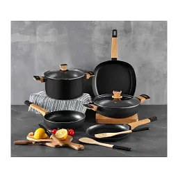 Сковорода Bergner Wok Earth Black 28 см (BG-34627-BK) - мініатюра 6