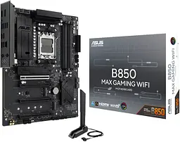 ASUS Материнська плата ASUS B850 MAX GAMING WIFI sAM5 B850 4xDDR5 M.2 HDMI DP ATX - мініатюра 7