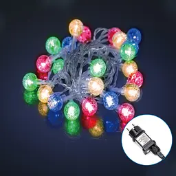 Гірлянда бульбашкові LED вогники різнокольорові 3-5 м IP44
