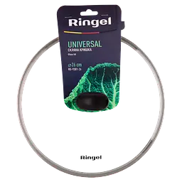 Кришка RINGEL Universal 26 см з металевими ободками та отвором для пару