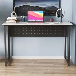 Стіл письмовий Майк Ferrum-decor 75x120x70 Чорний метал ДСП Бетон 32 мм (FRD-106534)