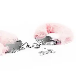 Наручники LoveToy Fluffy Hand Cuffs (рожевий) - мініатюра 2