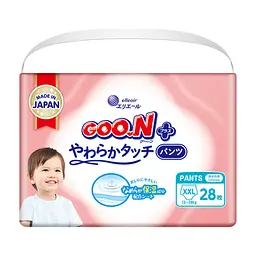 Підгузки GOO.N Plus труси 13-28 кг Розмір ХXL, 28 (21001513)