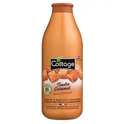 Гель для душу та молочко для ванни Cottage Sweet Caramel, 750 мл