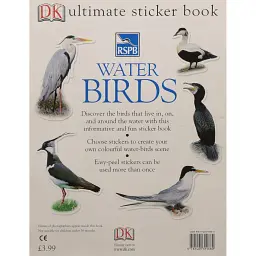 RSPB Water Birds. Ultimate Sticker Book - Ben Hoare