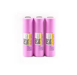 Акумулятор Samsung 18650 INR18650-35E 3500mAh Рожевий (1590308613) - мініатюра 4