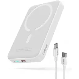 Зовнішній акумулятор Baseus Magnetic Mini 20W 10000 mAh (PPCX070002) білий - мініатюра 6