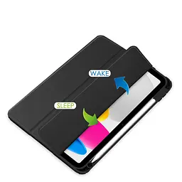 Чохол-книжка BeCover Soft Edge TPU з кріпленням Apple Pencil для Apple iPad Air (4/5) 2020/2022 10.9" Чорний (711696) - мініатюра 4