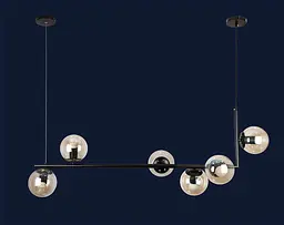 Люстра молекула Levistella 7528419-6 BK+BR - мініатюра 2