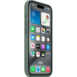 Чохол Silicone Case with MagSafe для Apple iPhone 15 Pro Cypress AAA [93263] - мініатюра 3