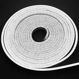 Світлодіодна неонова стрічка NeonFlex NF-W5, гнучка, силіконова, біла, довжина 5 м, живлення 12В, з блоком живлення - мініатюра 6