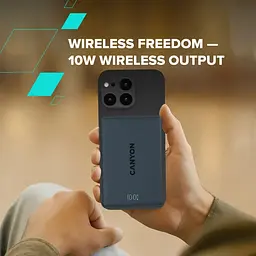 Павербанк Canyon Magnetic Black 10 000 mAh / 20 Вт (CNS-CPB511B) - мініатюра 5