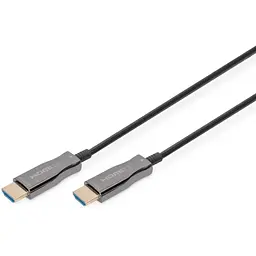 Кабель мультимедійний HDMI M to HDMI M 30m 4K AOC hybrid-fiber black Digitus (AK-330125-300-S)