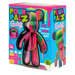 Набір для творчості ToyMonster Pour Palz Флюїд Арт Ведмедик Небесна блакить S4 В'язані дива (FC-G0004B) - мініатюра 4