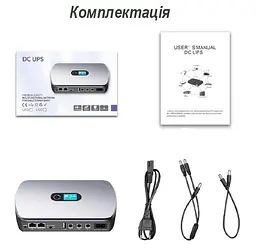 Джерело безперебійного живлення XoKo 36 ВА / 36 Вт / 12 А*ч (XK-DC1236W) - мініатюра 2