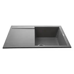 Гранітна мийка Globus Lux Komo сiрий камiнь 790x500мм-А0005 000011387, Сірий - мініатюра 2