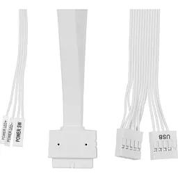 Корпус 2E Credo Slim V90W-400 400W White (2E-V90W-400) [173286] - мініатюра 9