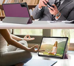 Чохол-книжка BeCover Smart Case для Honor Pad X9 11.5 Пурпуровий (711081) - мініатюра 6