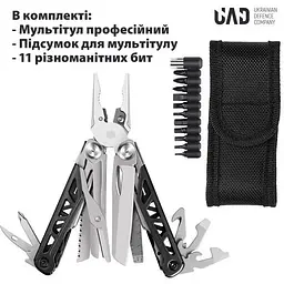 Мультитул UAD MasterGear професійний 17 інструментів чорний (UAD-00B) - мініатюра 3