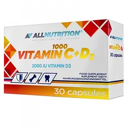 Комплекс для імунітету Vitamin C + D3 1000 30 капс