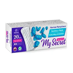 Щоденні гігієнічні прокладки My Secret Sensitive (20шт)