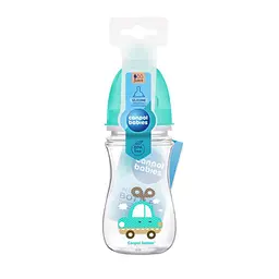 Антиколікова пляшечка Canpol Babies Easystart Машинка 240 мл бірюзова (35/206) - мініатюра 2