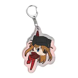 Брелок акриловий Євангеліон Аска Ленглі Evangelion Asuka Langley 5 см