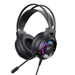 Ігрові навушники з мікрофоном HAVIT H2049d RGB Black HAVIT (29172-000)