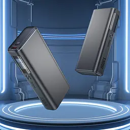 Портативна батарея Powerbank Hoco Q17B Electric 130W 20000mAh Grey - мініатюра 9