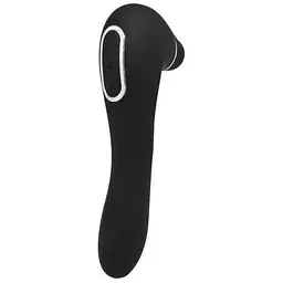 Вакуумний стимулятор з вібрацією Wooomy Smoooch Black Clitoral Suction & Vibration - мініатюра 3