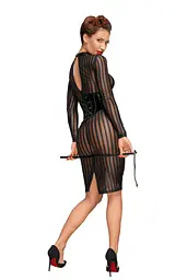 Сукня з мокрим ефектом Noir Handmade F182 Classic dress made of elastic tulle, 3XL - мініатюра 2