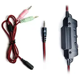 Гарнітура Real-El GDX-7600 Black/Red (EL124100028) - мініатюра 7