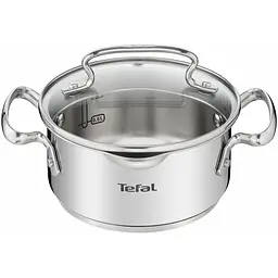 Каструля Tefal DUETTO+ 1.5л з кришкою нержавіюча сталь скло kuh0014697