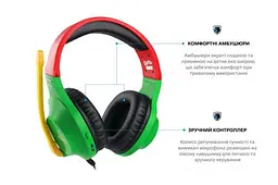 Ігрова гарнітура Sades SA-721 Spirits Rasta (sa721rsj) - мініатюра 6