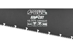 Ножівка ручна MasterTool по дереву 450 мм 10T х 1" потрійне заточення з тефлоновим покриттям - мініатюра 2