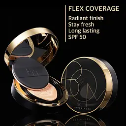 Кушон Beauty of Majesty BOM Cover Flex Cushion #21N Ivory 15 г - мініатюра 6